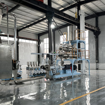 Yağı alınmış soya unu Pet Gıda Extruder, çift vidalı ekstruder makinesi