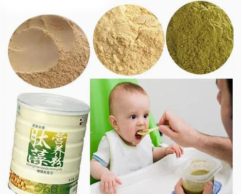 Çift vidalı ekstrüzyon besleme tozları Gıda Ekstrüzyon Makinesi 200-250 kg / s