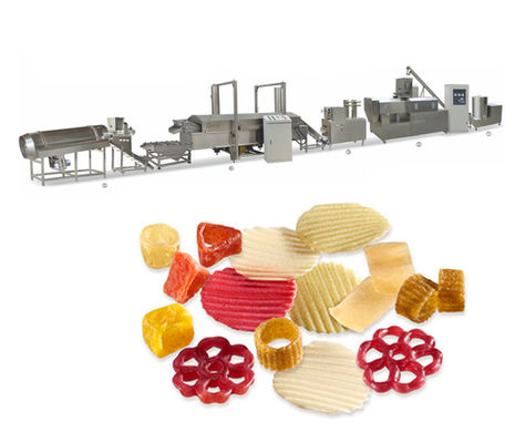 3D Pelet Fritöz Snack Extruder Makinesi 100-150kg / Saat