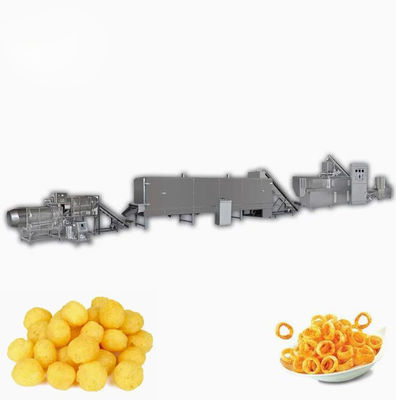 Özel 3D Pelet atıştırmalık yiyecek yapma makinesi 200-260kg/S Üçgen Yuvarlak Tüp Soğan Halkası