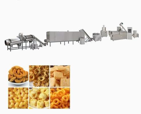 CE Standardı ile Sürekli ve Otomatik Snack Pellet Üretim Hattı 3D