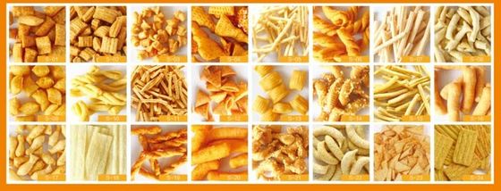 Paslanmaz çelik pelet Bugles Snack Extruder Machine, tek vidalı ekstruder