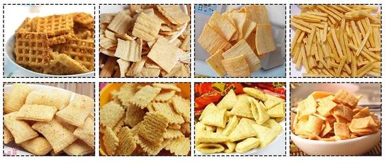 Otomatik Kızartılmış Ekstrüzyon Yiyecek 3B Atıştırmalık Pellet Makine CE Standardı