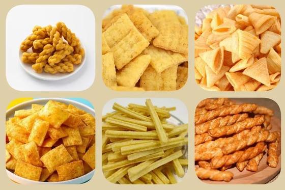 3d / 2D Pellet Snack Extruding Üretim Hattı / Makinası