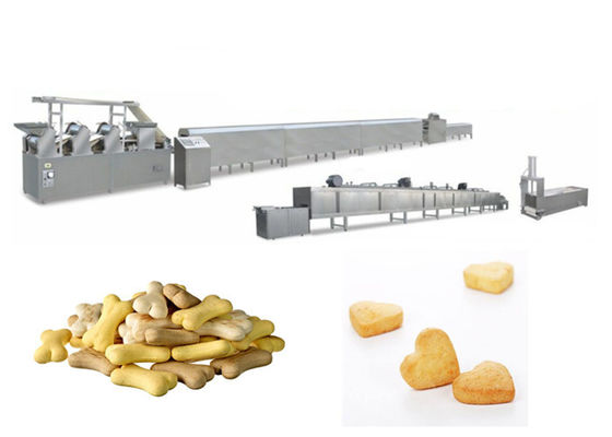 Yüksek Hızlı 1000kg/8sa Köpek Maması Yapma Makinesi Evcil Hayvan Bisküvisi Yapımı İçin