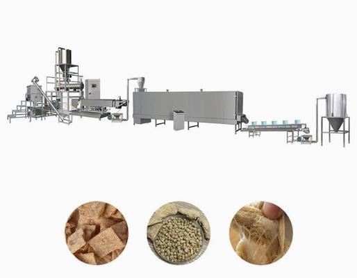 Kahvaltı hububat Soya Extruder Makinesi 120kg / h, 500kg / h, 1ton / h