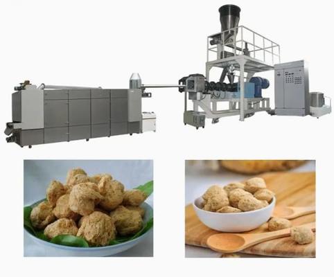 Kahvaltı hububat Soya Extruder Makinesi 120kg / h, 500kg / h, 1ton / h