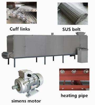 Yüksek kapasiteli mısır gevrekleri İkiz vidalı ekstruderli Soya Extruder Makinesi
