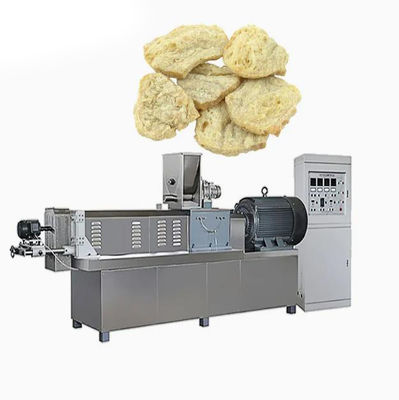 Sebze Proteini Gıda Üretim Hattı Makine / Fiber soya nuggets extruder