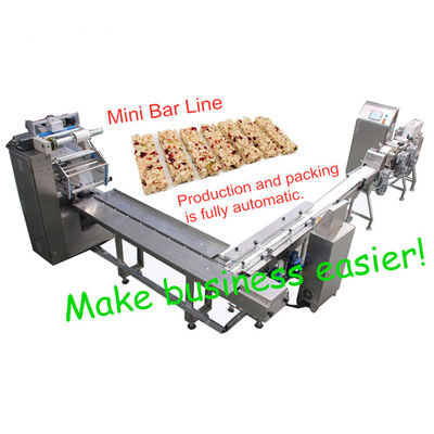 Kesici ile 150mm 90pcs / Min Tahıl Bar Yapma Makinesi