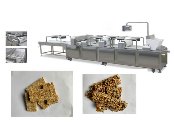 Müsli Granola 600kg / Hr Tahıl Bar Yapma Makinesi