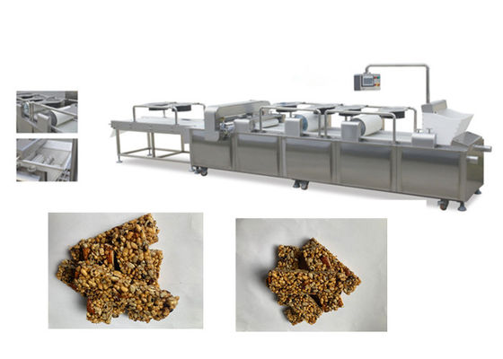 Müsli Granola 600kg / Hr Tahıl Bar Yapma Makinesi