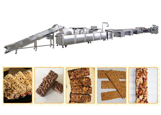 Paslanmaz Çelik Tahıl Bar Granola Bar Yapma Makinesi Haddeleme Şekillendirme Kesme Makinesi