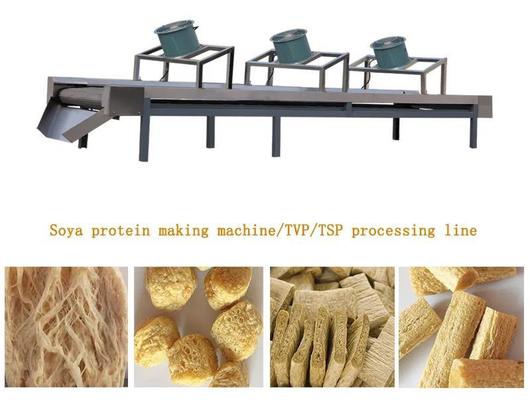 Otomatik Soya Extruder Makinesi / Protein Gıda Üretim Hattı