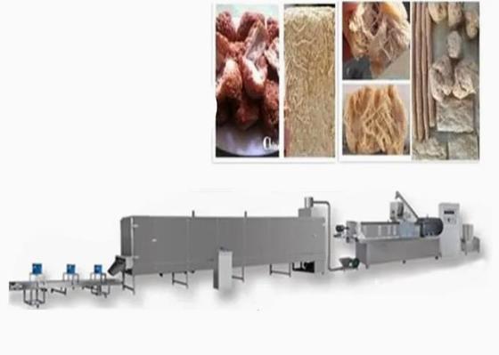 Profesyonel Soya Protein Gıda Ekstrüder Makinesi Kararlı Performans