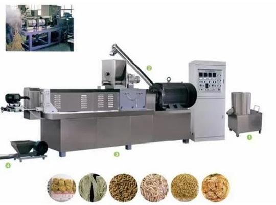 İkiz Vidalı Ekstruder / Soya Extruder Makinesi ile Bir Yıl Garanti