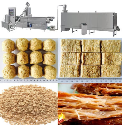Soya İzole Edilen Protein İçin Paslanmaz Çelik Soya Extruder Makinesi