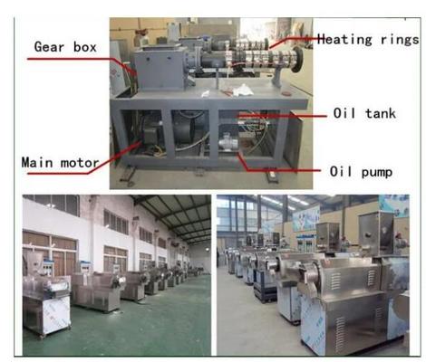 Soya İzole Edilen Protein İçin Paslanmaz Çelik Soya Extruder Makinesi