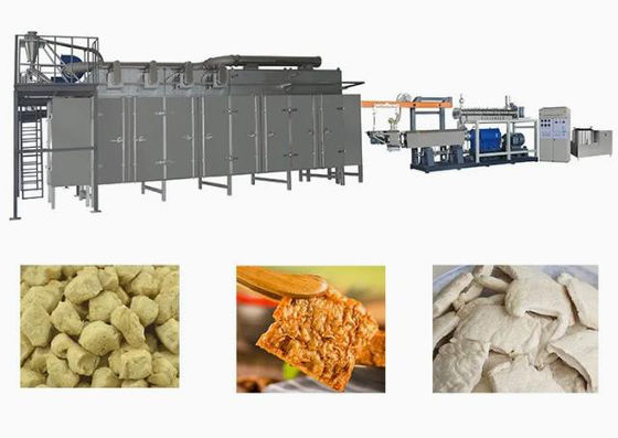 Paslanmaz Çelik Otomatik Soya Ekstrüder Makinesi (Bitkisel Protein Ekstrüzyonu İçin)
