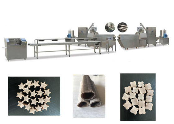 Yüksek Hızlı Köpek İşleme PET Tedavi Makinesi, Pet Food Extruder Tesisi İşleme Davranır