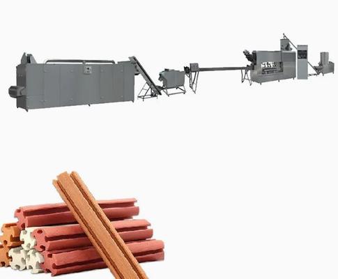 Özel Tasarlanmış Pet Tedavi Makinesi Ekstrüde Köpek Çiğneme Gıda İşleme