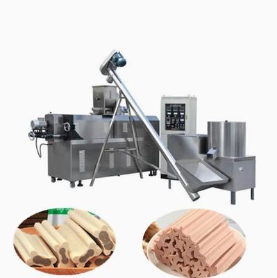 Çeşitli Şekiller Evcil Hayvan Tedavi Makinesi Köpek Çiğniyor Aperatif Gıda İşleme Ekipmanları Ekstruder