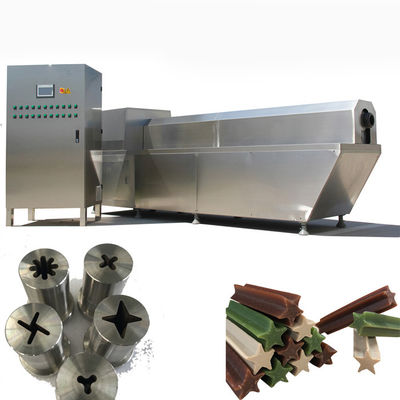 Çeşitli Şekiller Evcil Hayvan Tedavi Makinesi Köpek Çiğniyor Aperatif Gıda İşleme Ekipmanları Ekstruder