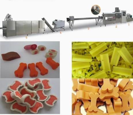 Köpeklerin Diş Sağlığı İçin 100KW Pet Çiğneme Üretim Hattı