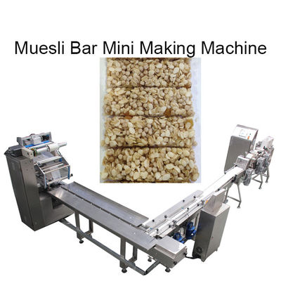 Fıstık Bar Pirinç Bar Enerji Bar Yapma Makinesi PLC Kontrollü