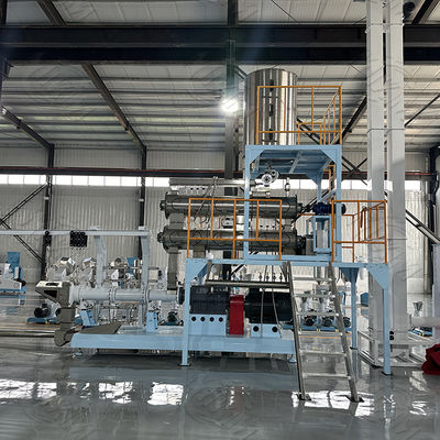 Evcil Hayvan Yemi Ekstrüder Balık Yemi Üretim Hattı 5300 x 1100 x 2300mm