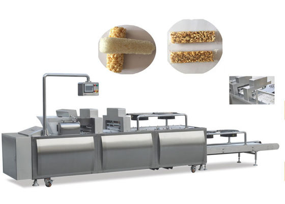 Gıda sınıfı Şişirilmiş Pirinç Tahıl Bar Yapma Makinesi Saatte 100 ~ 200kg
