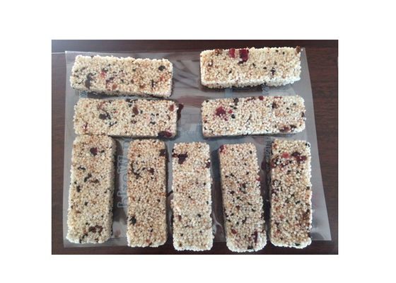 Yüksek Verimli Şişirilmiş Tahıl Bar Yapma Makinesi, Çok Fonksiyonlu Pirinç Topu Şeker Üretim Hattı