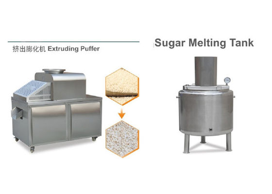 Granola Fıstık Susamlı Pirinç Karıştırma Çubuğu Şekillendirme Hattı