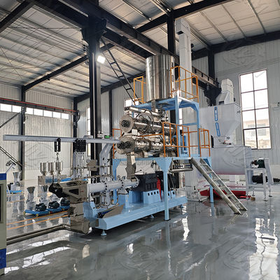 2 ton/Saat yüzer balık yemi üretim hattı Siemens PLC Coltroller