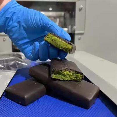 Şişen şeker pirinç barı / çikolata şekillendirme ve kesme ile Bar Yapma Makinesi