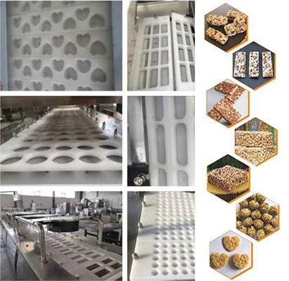 Şişen şeker pirinci / yerfıstığı çubuk makinesi, Sürekli ve otomatik granola bar makinesi