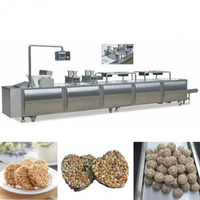 Siemens PLC tarafından kontrol edilen fıstık kırılgan hububat şekillendirme ve kesme makinesi