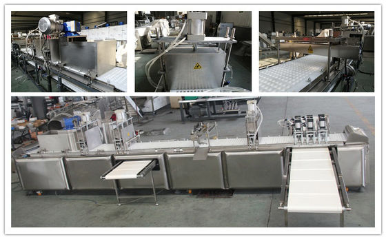 Paslanmaz Çelik Sarsıntılı Pet Gıda Üretim Hattı 300-500kg / Saat