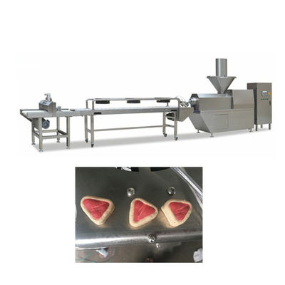 Soğuk Ekstrüzyon Pet Gıda Üretim Hattı, Yüksek Et İçeriği ile Pet Çiğneme Kemik Makinesi