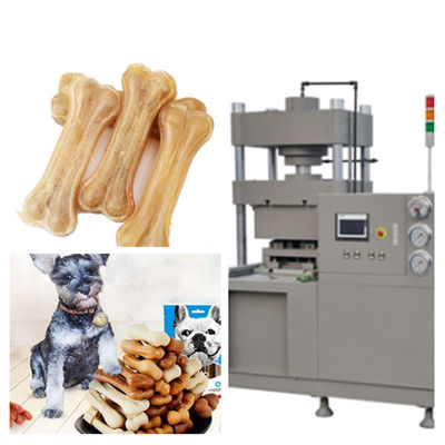 Rawhide Kemik Presleme için PLC Kontrol Hidrolik Pet Gıda Üretim Hattı