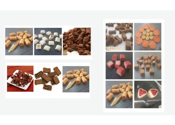 Otomatik Evcil Hayvan Atıştırması Jerky Treat Şekillendirme Makinesi / CE Sertifikalı Pet Gıda İşleme Hattı