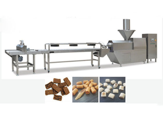 Otomatik Evcil Hayvan Atıştırması Jerky Treat Şekillendirme Makinesi / CE Sertifikalı Pet Gıda İşleme Hattı