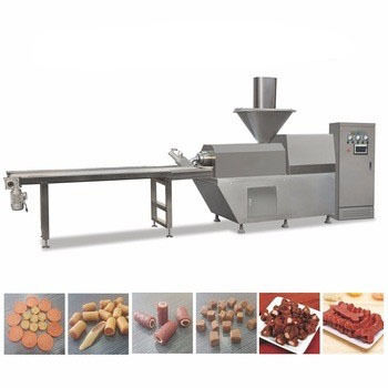 Et Pet Sarsıntılı Aperatifler Pet Gıda Üretim Hattı Soğuk Ekstrüde