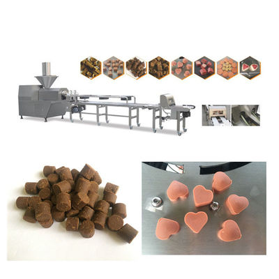 Dokunmatik Ekranlı Yumuşak Diş Bakımı Soğuk Ekstruder Pet Gıda İşleme Hattı