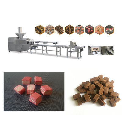 Dokunmatik Ekranlı Yumuşak Diş Bakımı Soğuk Ekstruder Pet Gıda İşleme Hattı