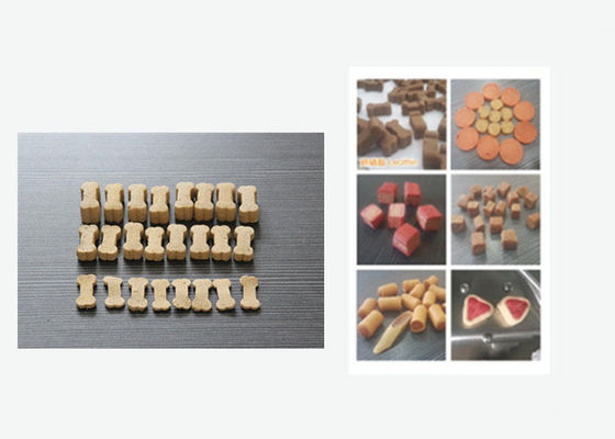 ABB veya Schneider Electric parçaları ile Otomatik Et Kazmak Treat Şekillendirme Makinesi / Pet Gıda Üretim Hattı