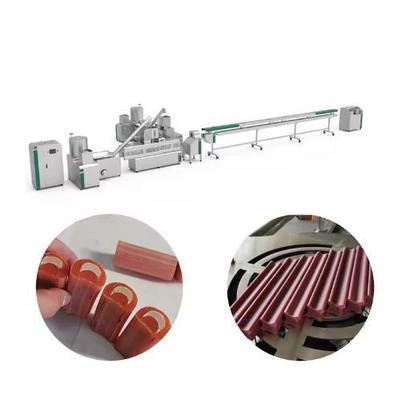 CE Onaylı Renk munschy çiğneme sopa ham kuyruklu evcil hayvan gıda işleme hattı