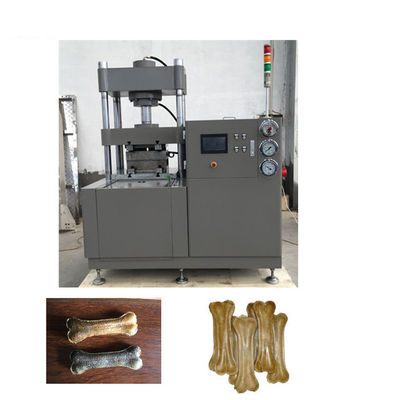 Köpek İçin Yüksek Mukavemetli Hidrolik Pet Gıda Üretim Hattı Rawhide / Kemik Presleme