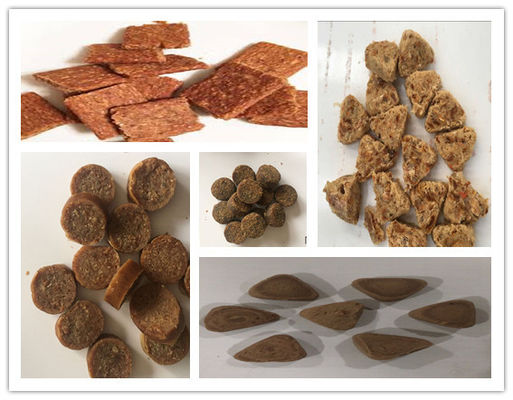 Pet Gıda Üretim Hattı Ticari et / balık / sığır sarsıntılı şekillendirme / şekillendirme makineleri