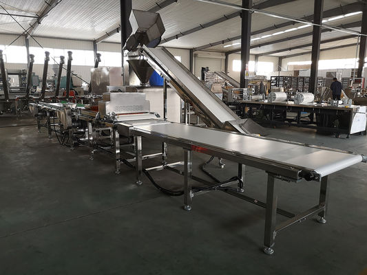 Otomatik Et Stripleri Pet Besinleri İçin Pet Gıda Üretim Hattı Gerçek Et Striplerini Pirinçle İçecek